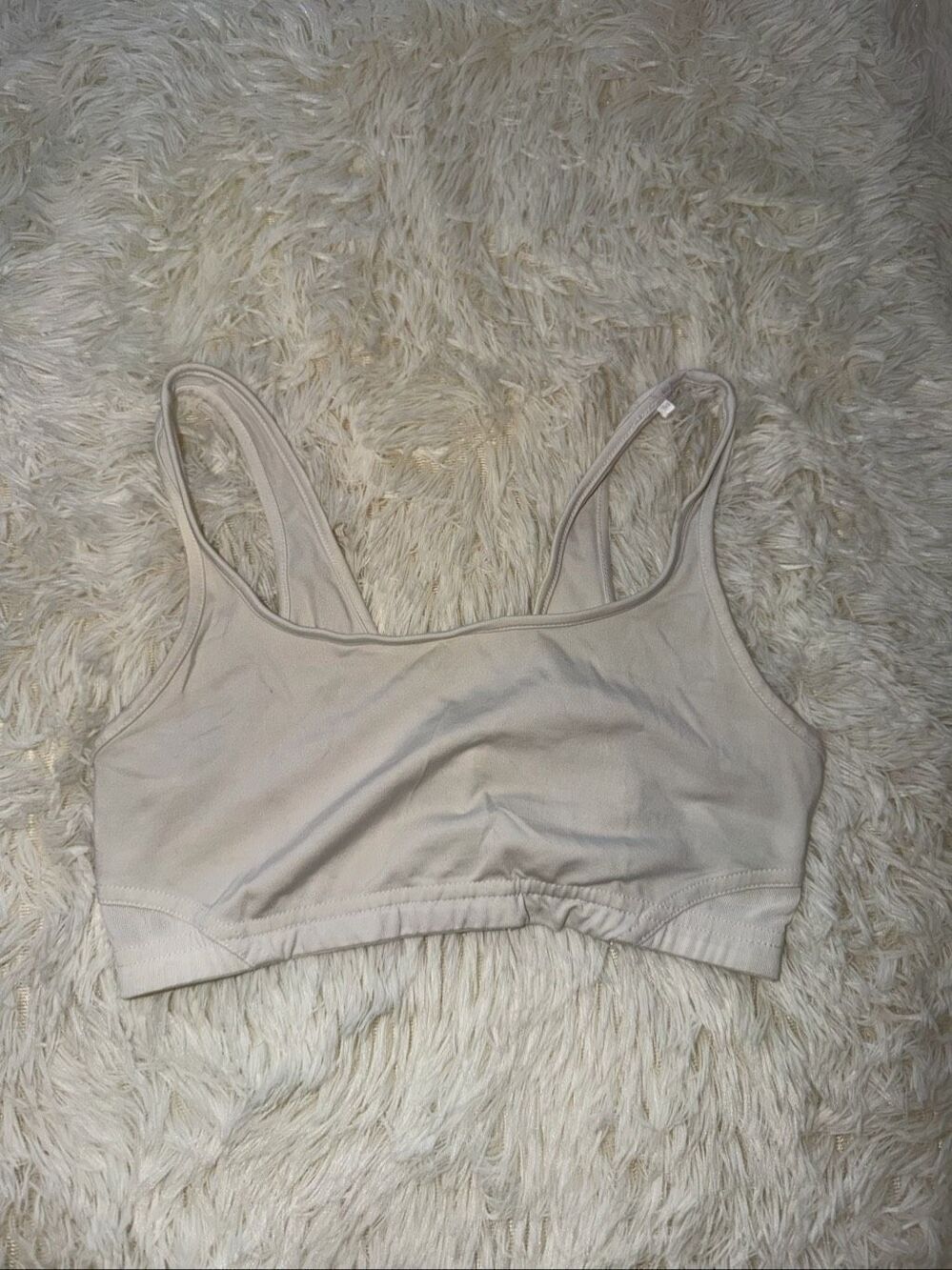US Small adidas white sports bra